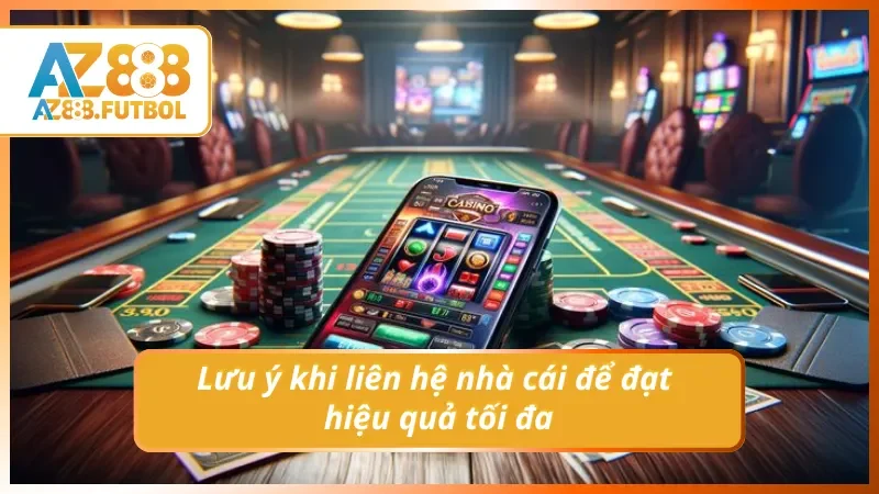 Lưu ý khi liên hệ nhà cái để đạt hiệu quả tối đa